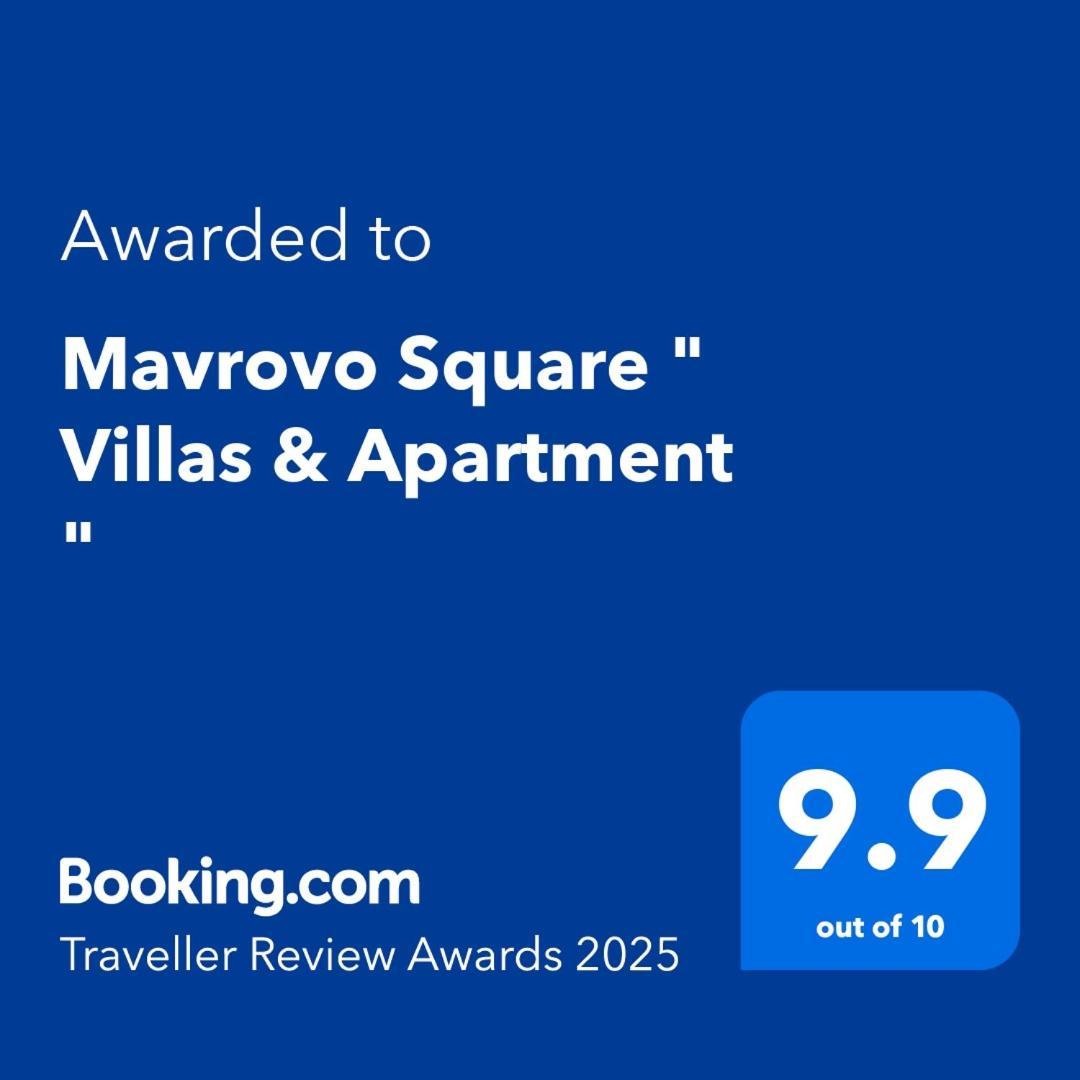 Mavrovo Square " Villas & Apartment " מראה חיצוני תמונה